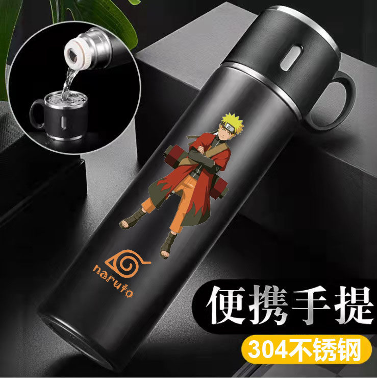 Day Style Cartoon Firemen Q Edition Water Glass Boys High Face Value Large Capacity Insulated Cup Sub leakproof portable with lid