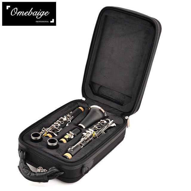 Waterproof and anti-fall clarinet bag hard shell ABS portable clarinet bag backpack lightweight oboe instrument bag