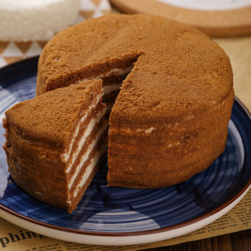 Flavored Russian Tiramisu Original Cocoa Durian Mango Blueberry Strawberry Matcha Cake Soft Waxy Combination