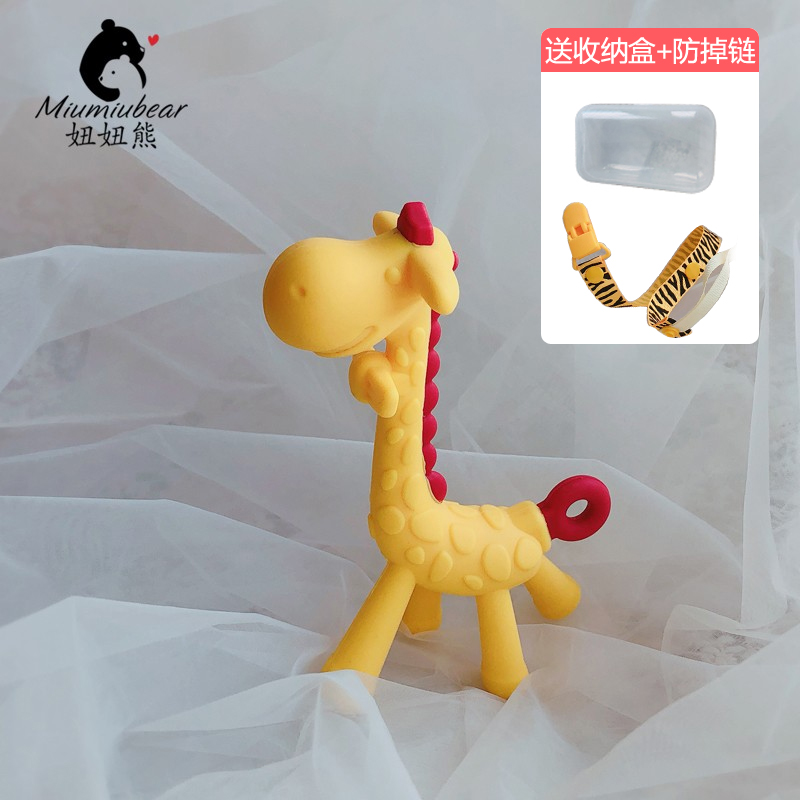 Official authorizes Japan's small deer KJC giraffe solid tooth tool South Korea to manufacture infant silicone gel grinders