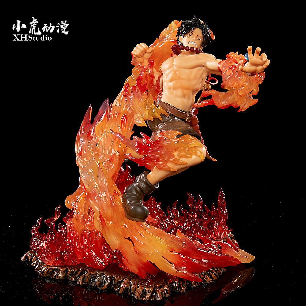 One Piece Hand-made Fire Fist Ace One Piece Model Anime Hand-made Two-dimensional 16th Anniversary Special Edition Ace