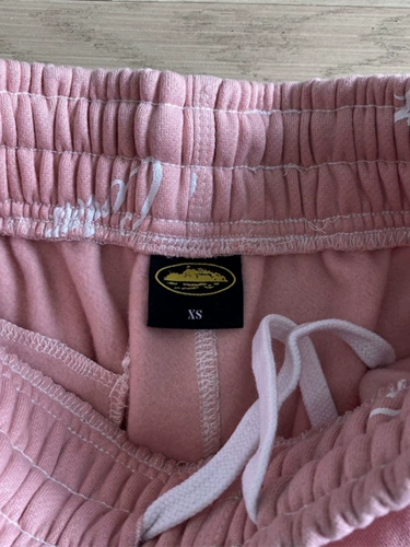 Corteiz joggers 满印字母卫裤慢跑裤 黑粉两色 欧盟尺码XS-XL