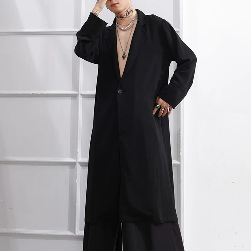 Summer long trench coat, white jacket, mid-length