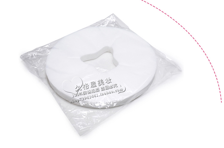 khăn dùng một lần khăn massage nệm pad gối nằm úp mặt khăn vẻ đẹp bên giường lỗ nằm trên khăn không dệt chéo lỗ miễn phí vận chuyển - Khăn gối khăn bông gối