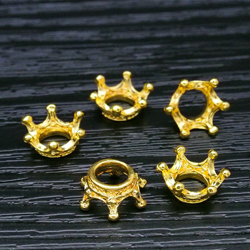 Metal Small Crown Prince Crown Violent Bear Small Bear Mini Crown Solid Fragrant Lavender Plaster Bear Decoration Gadget