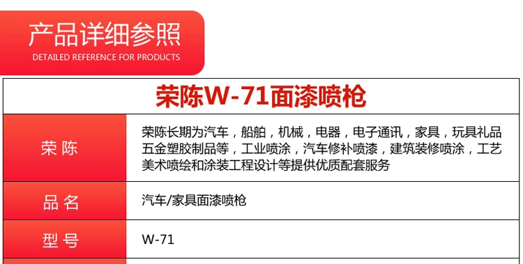 súng phun sơn w77 Rongchen W-71 súng phun sơn xịt phun sơn dụng cụ nội thất ô tô lớp phủ ngoài phun có thể khí nén súng phun sơn súng phun sơn bằng pin súng phun sơn điện loại nào tốt