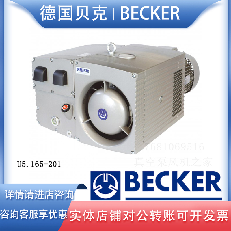 German Becker Dry Rotary Vane Pump Vt Series Vt4.2/4.4/4.8/4.10/4.16/4.25