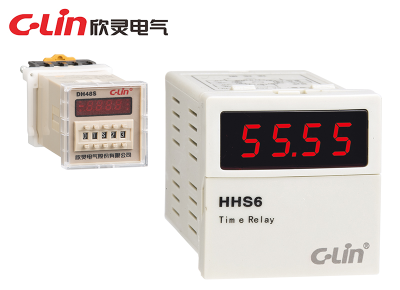 Hinlin HHS6 (JSS48A) Digital Time Relay Two sets of delay zone suspension band seat