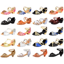 Latin dance shoes girls soft sole dance shoes group purchase special chain