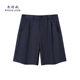 ລຸງ Kimura dk shorts boys summer basic black sailor shorts straight-cut uniform suit pants