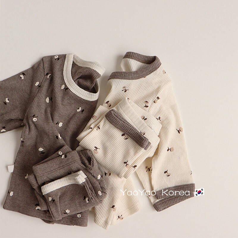 Han Edition Children's Clothing 2022 Children's Pajamas Send Boys and Female Baby's Home Clothes Set Yang