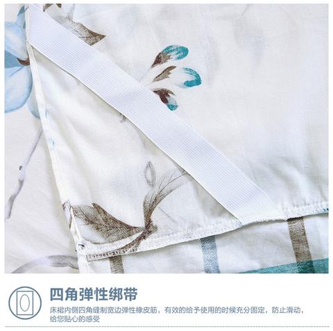 Váy ngủ cotton tùy chỉnh cotton hoạt hình trải giường đơn mảnh 1.2 1.35 150 * 160 * 190 * 180 * 200 * 220 giường váy