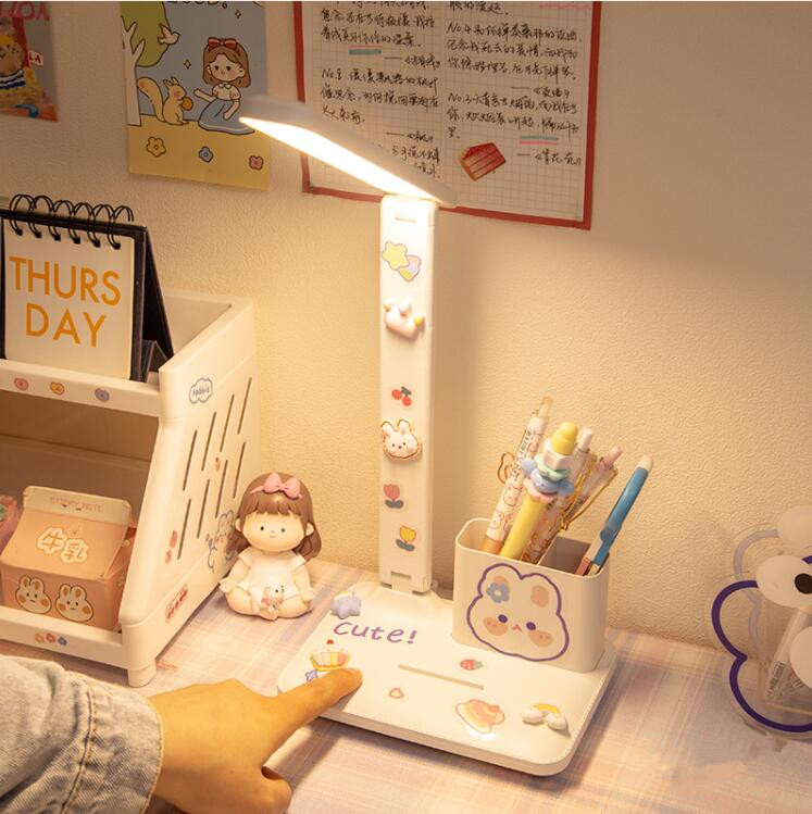 Japanese desktop lamp study dedicated eye-care dorm bedroom in teenage bedhead children student cartoon