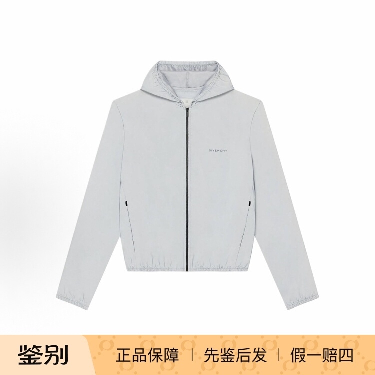 Givenchy Logo 3m Men's Hooded Jacket Bm016R15D8 452