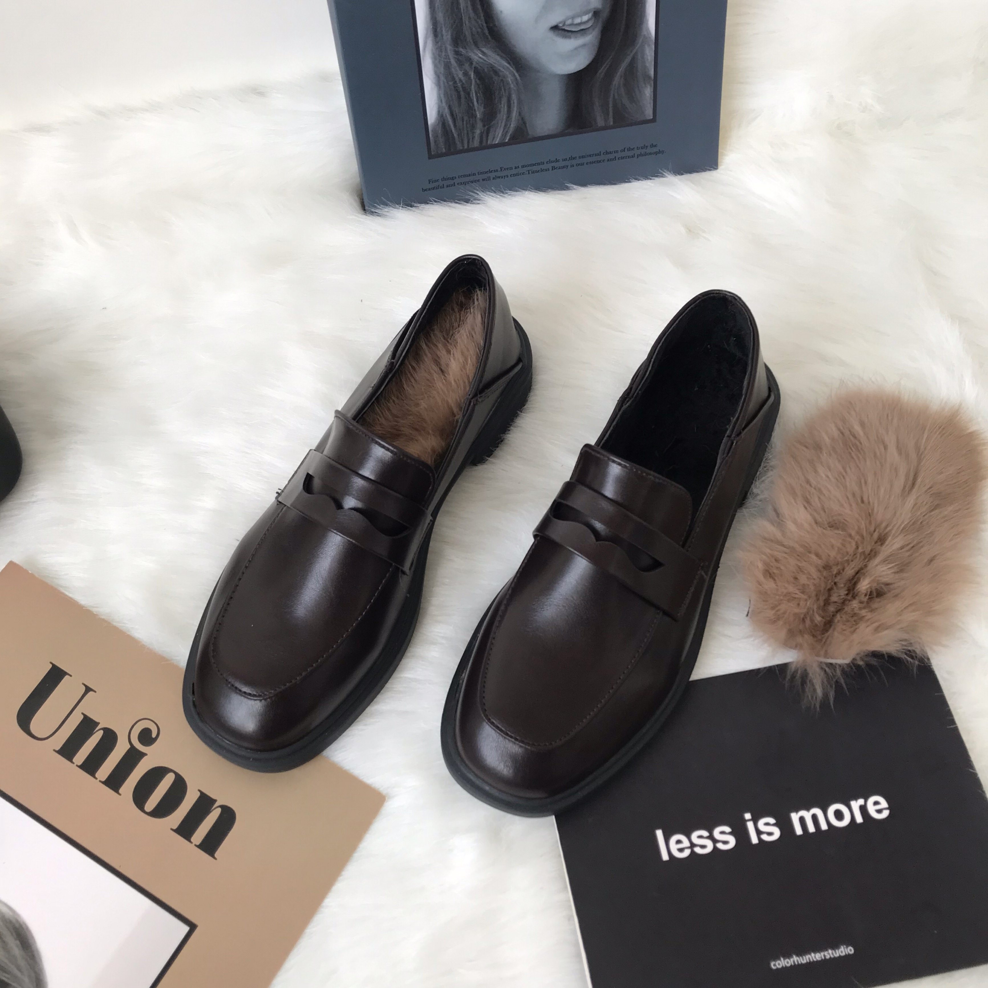 Small sun Home chic Inslee small leather shoes Feminists 2022 new Summer thin Korean version 100 hitch shoes