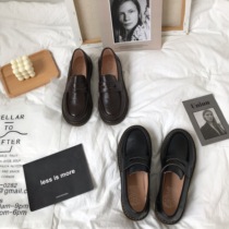 Little sun home ins small leather shoes Japanese female jk British students Joker chic Korean version of Joker single shoes uniform shoes