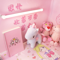 College students reading desk lamp eye protection desk with usb lamp bedroom artifact led long dormitory bedside magnet lamp