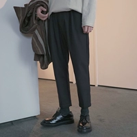 Mùa thu và mùa đông, quần len dày màu dày hợp với xu hướng quần âu phiên bản Hàn Quốc của quần ống loe nam thẳng quần Harlan quần tây