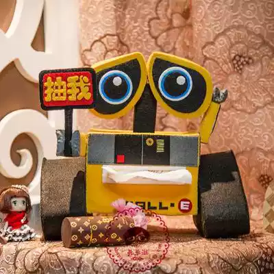 Non-cutting non-woven fabric diy material package Waili tissue box bag extraction type sanitary carton homemade