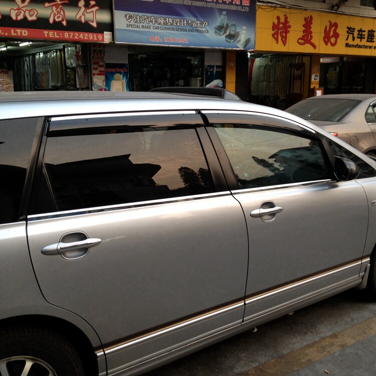 Suitable for 05-08 Odyssey clear rain shade window decorated with rain brow bar window edge retrofit special decorated brightening strip