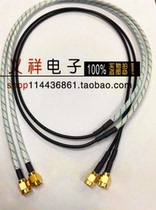 Connect wire SMA inner needle head to SMA inner needle head connect RG 174 line 50 ohm with yellow raw tube