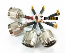 Connecting line MCX curved male end pin turns N male internal thread with pin to RG316 wire 50 ohm