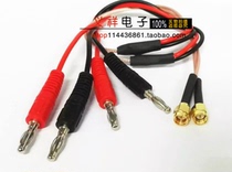 Cable SMA male female internal thread with pin to Banana plug 4MM full copper wire to RG316 wire 50 ohm