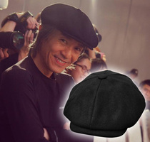 Gentleman retro British hat octagonal cap peaked cap beret painter hat Japanese newsboy hat autumn and winter gentleman hat