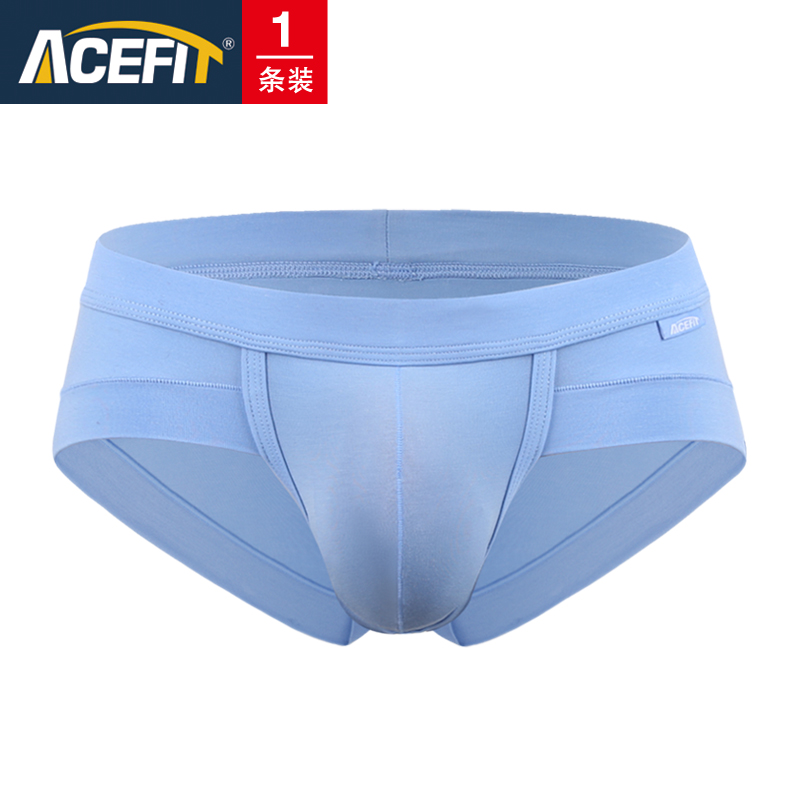 Acefit Mens Underwear U Bump Bag Mordale Breathable quần Tam Giác Mùa Hè Sexy Mens Quần soóc trắng.