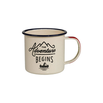 British Gentlemens Hardware Outdoor Enamel Cup 325ml