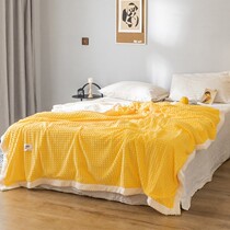 Net red American double coral velvet winter blanket thickened warm blanket Dormitory single quilt flannel student