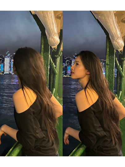 Zhang Jingyi Celebrity Style One-Shoulder Short-Sleeve Women's Off-Shoulder T-Shirt Summer New Large Size Loose Black Off-Shoulder Top