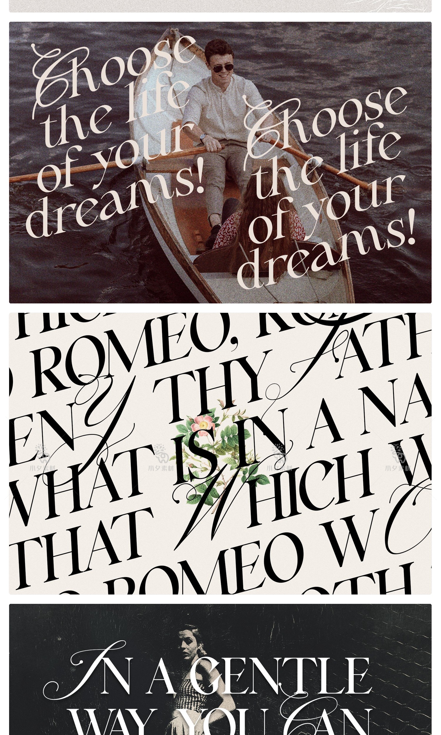 图片[7]-高级优雅欧式英伦花体衬线LOGO海报排版杂志标题英文字体安装包-cg男孩