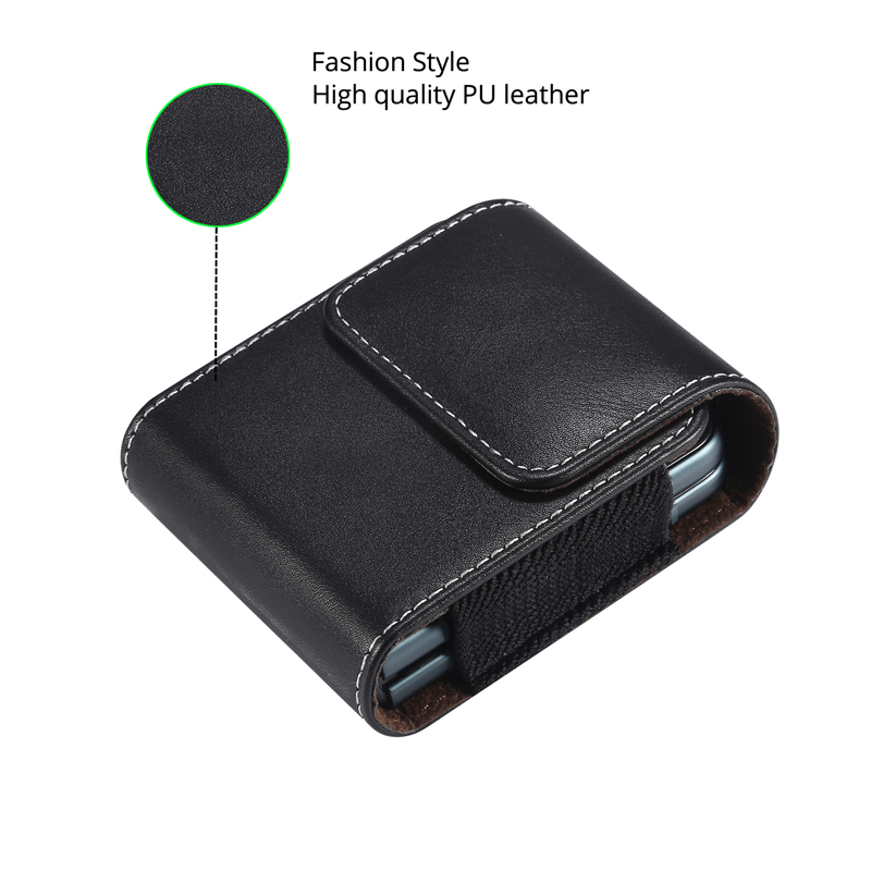 Suitable for Huawei Pocket2 Mobile Phone Foldable Screen Nova Flip Leather Case Pockets Waist Bag P50 Treasure Box