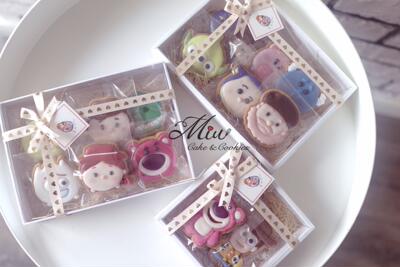 Frosting cookie packaging, folding box, gift box, souvenir, birthday box, Christmas popular gift, cookie packaging
