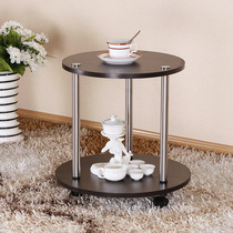 Living room small round table tea table table round coffee table modern tea table simple balcony table tea stand