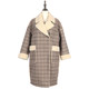 Gen. Jane Lamb Wool Jacket Spring 2022 Temperament Thickened Mid-Length Woolen Coat Women FDG66A04T