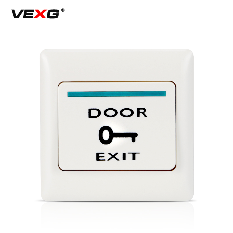 Vexg Access Control Door Release Button, Exit Switch, Momentary Self-Resetting Type, 86 Type Access Control Button, Concealed Type