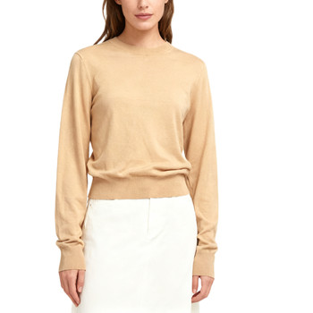 Nn6560 foreign trade european and american single women's knitted sweater autumn and winter new round neck pullover versatile fashion sweater