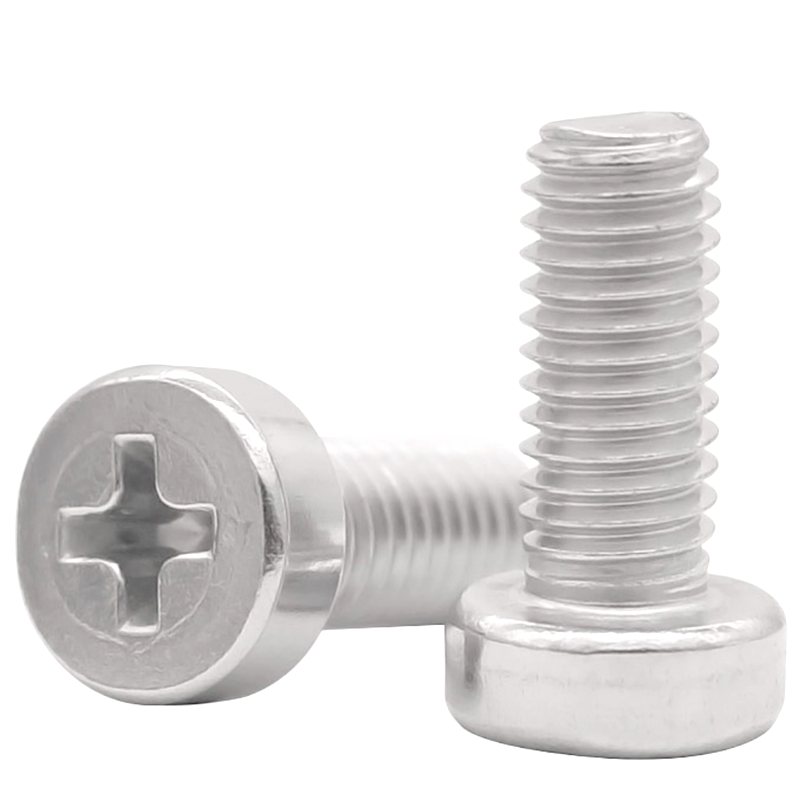 304 stainless steel cross slot cylindrical head screws M2 5M3M4M5M6 cylindrical head cross screw GB822 -Taobao