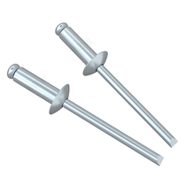 M3M4M5M6 galvanized all-iron core blind rivets open flat round head core blind rivets cabinet rivets GB12618