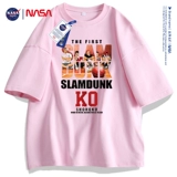 Хлопковая классическая мультяшная футболка с коротким рукавом