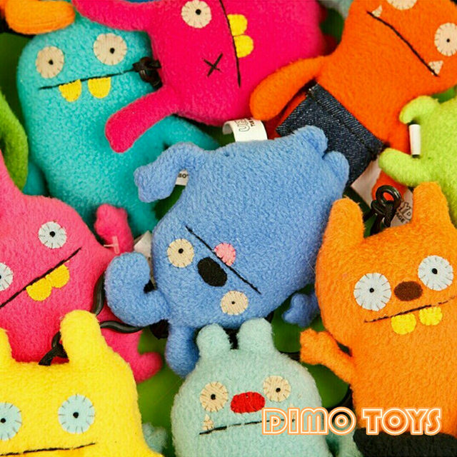 ແບບດຽວກັນຂອງ Xiaohongshu UGLYDOLL ugly doll plush toy gift doll buckle backpack pendant