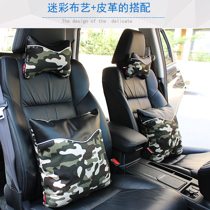 Color creative car with core bone neck pillow headrest office lumbar support lumbar pillow car pillow square pillow