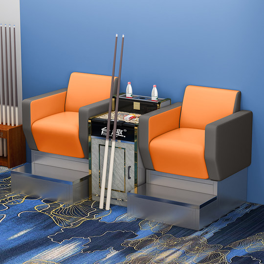 Sofá de resortes de alta gama, silla para observar pelotas, sofá de billar, silla para observar pelotas, sala de billar, sala de observación de pelotas, sala de billar, sofá especial para salón de baile