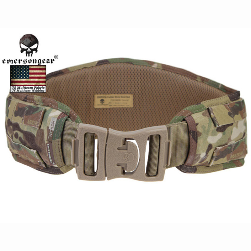 Love Merson Field Outdoor Equipped Upholstered Type Thickened Load-bearing Tactical Waist Seal Comfort Abrasion Resistant Camouflay Training Belt