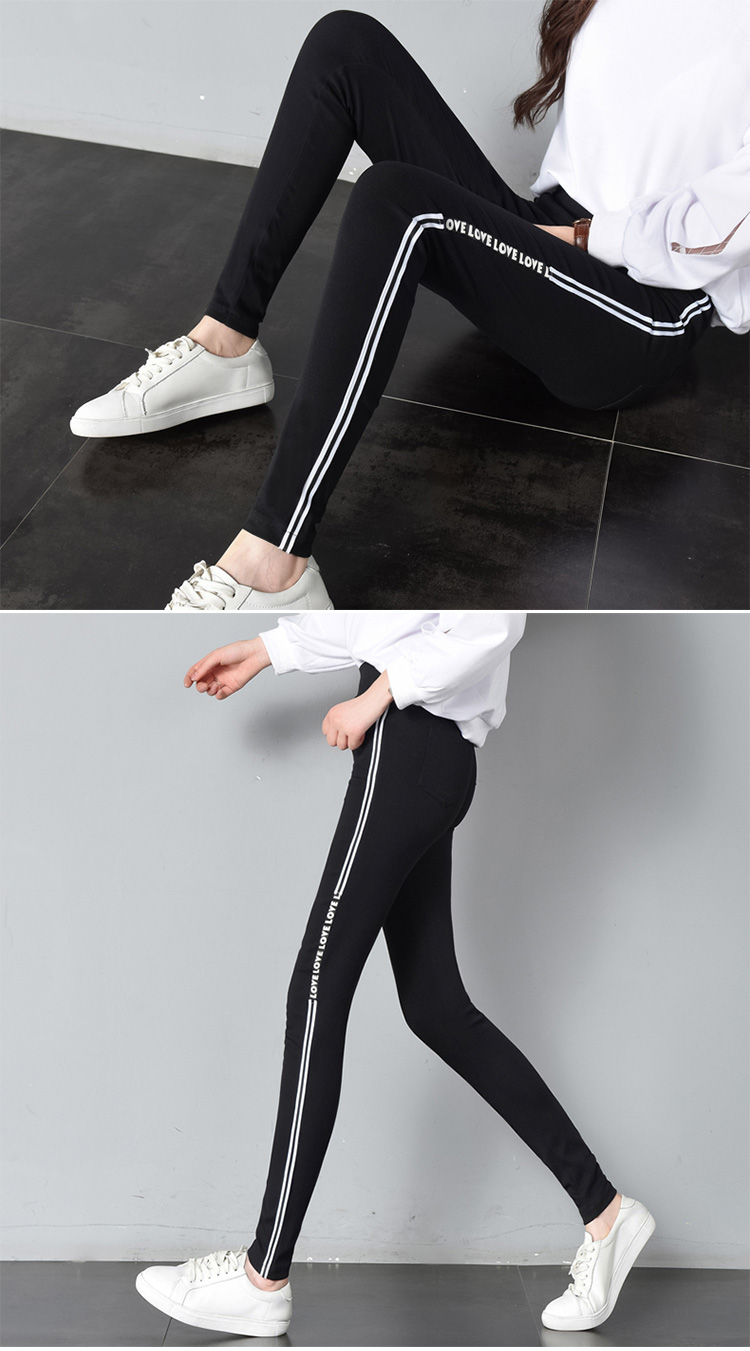 Lekuyou 2018 cao eo thun thun quần bó sát quần quần chân thư quần legging quần dài quần áo tập gym nữ