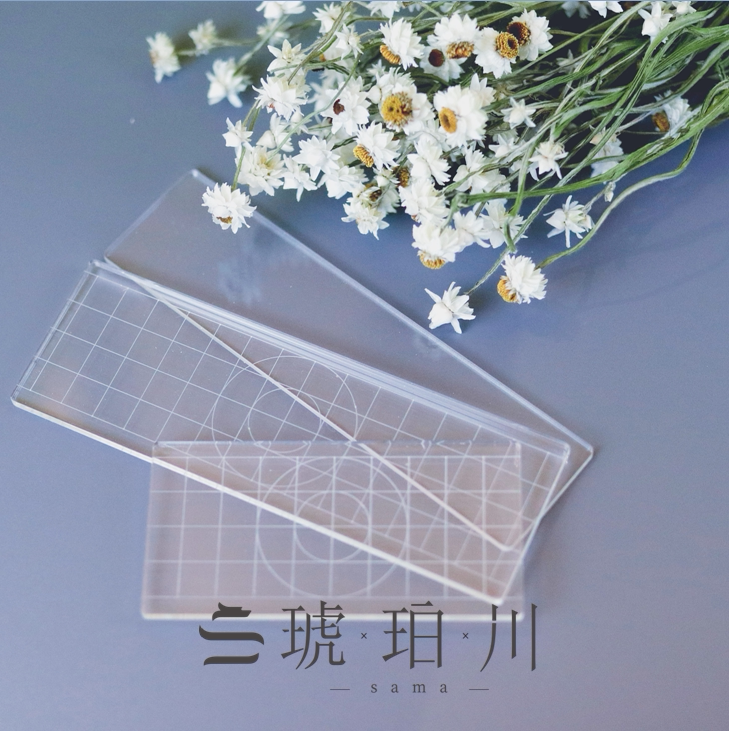 Scale cement plate Acrylic rubbing bar diy manual ultra - light clay soft clay