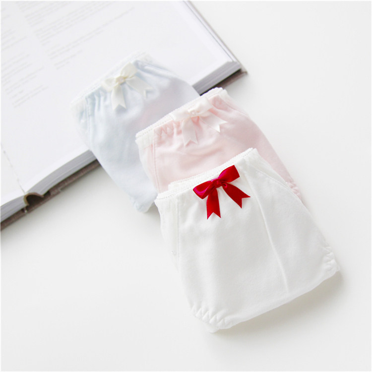 Lady Pure Cotton Fabric Medium Low Waist Sexy Lace Unmarks Triangle Pants Teen Sweet butterfly knot Embroidery Underwear