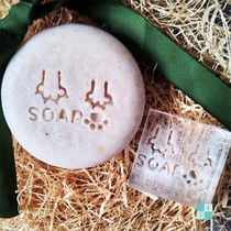 Custom diy handmade soap stamp pottery clay seal silicone mold soap mould bulk promotion paw print soap